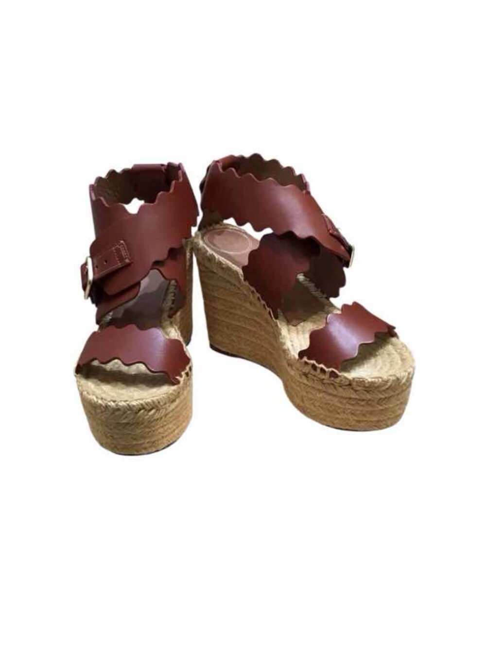 Chloe Burgundy Size 35 Shoes